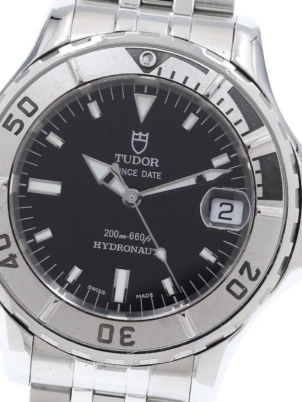 TUDOR Hydro note 85190 Date black Dial Automatic Men's Watch_920746